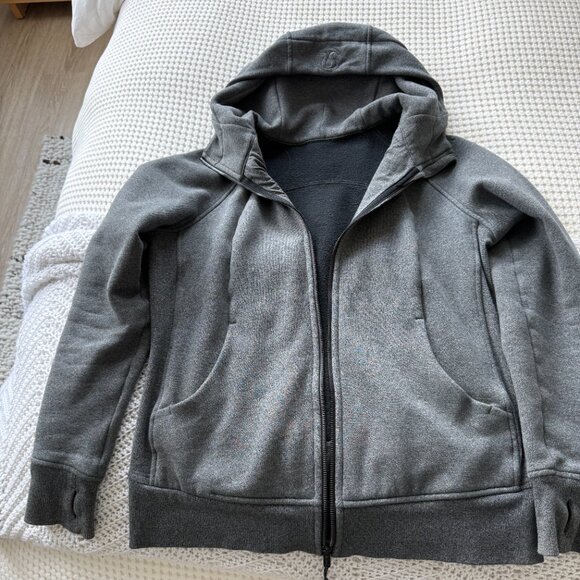 Lululemon Scuba Full-Zip Hoodie (Excellent Condition Size 12) - Picture 8 of 11